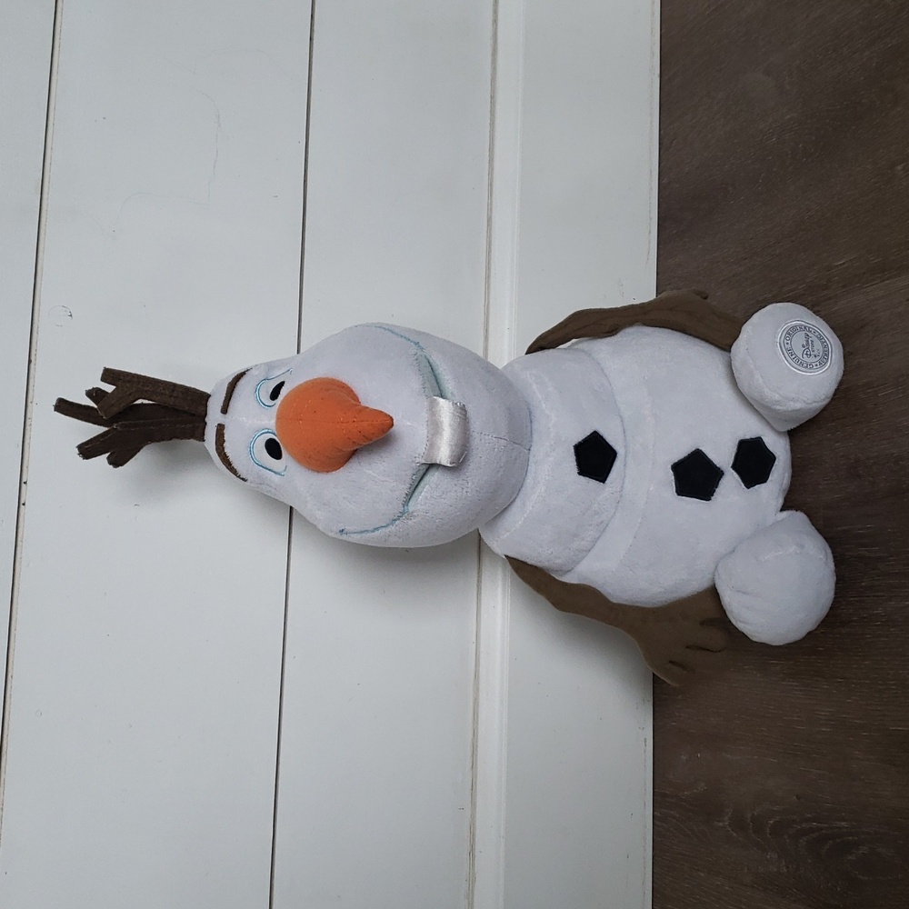 Disney Store Original Frozen Olaf Soft Plush Snowman, White Approx 17"